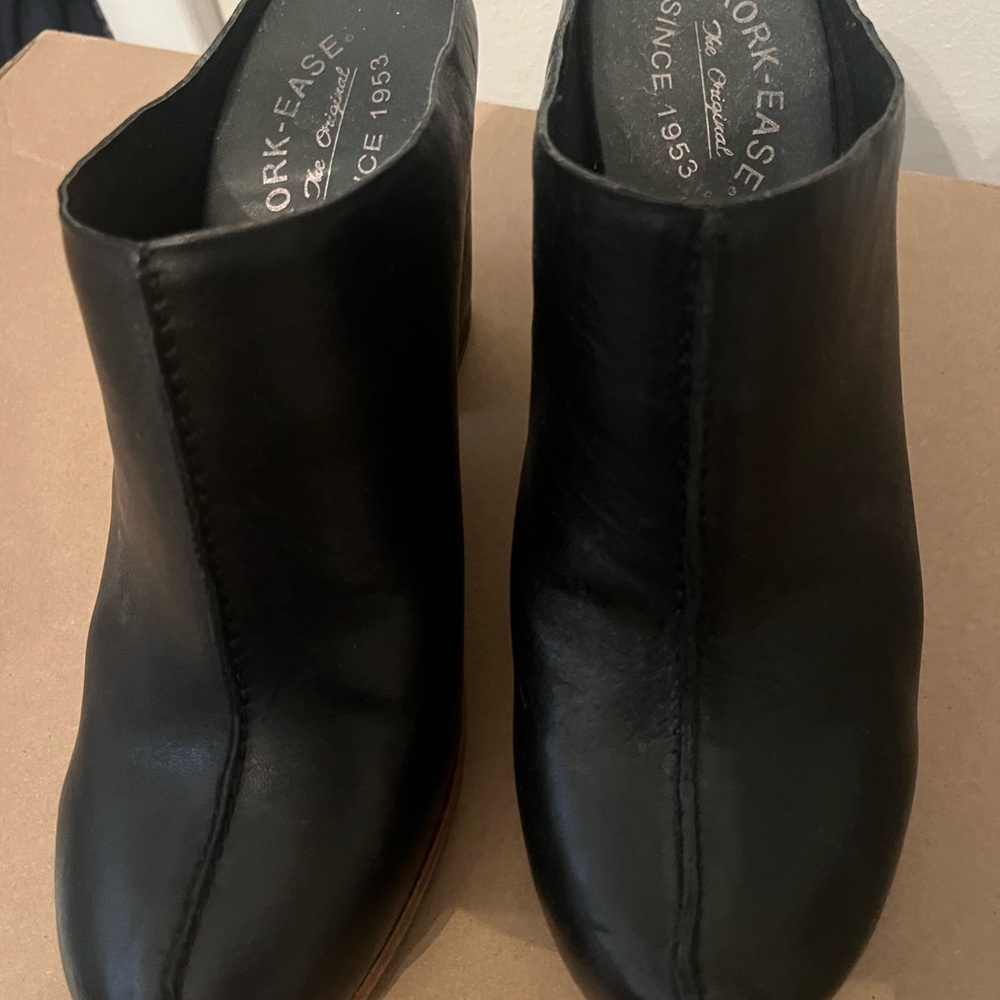 Kork-Ease Black Ankle Booties